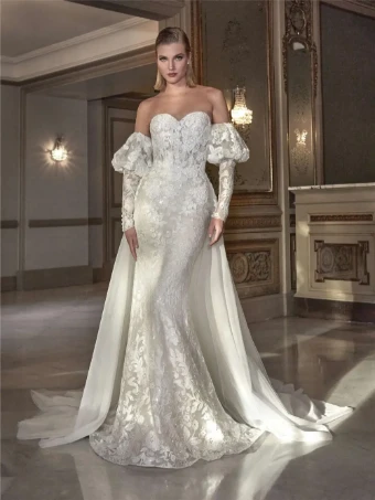 Privee by Pronovias Hyam #0 Off White/Peach thumbnail