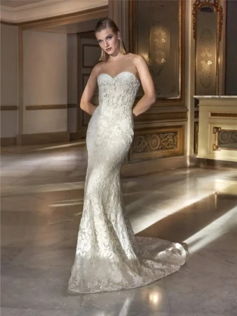 Privee by Pronovias Hyam #1 Off White/Peach thumbnail